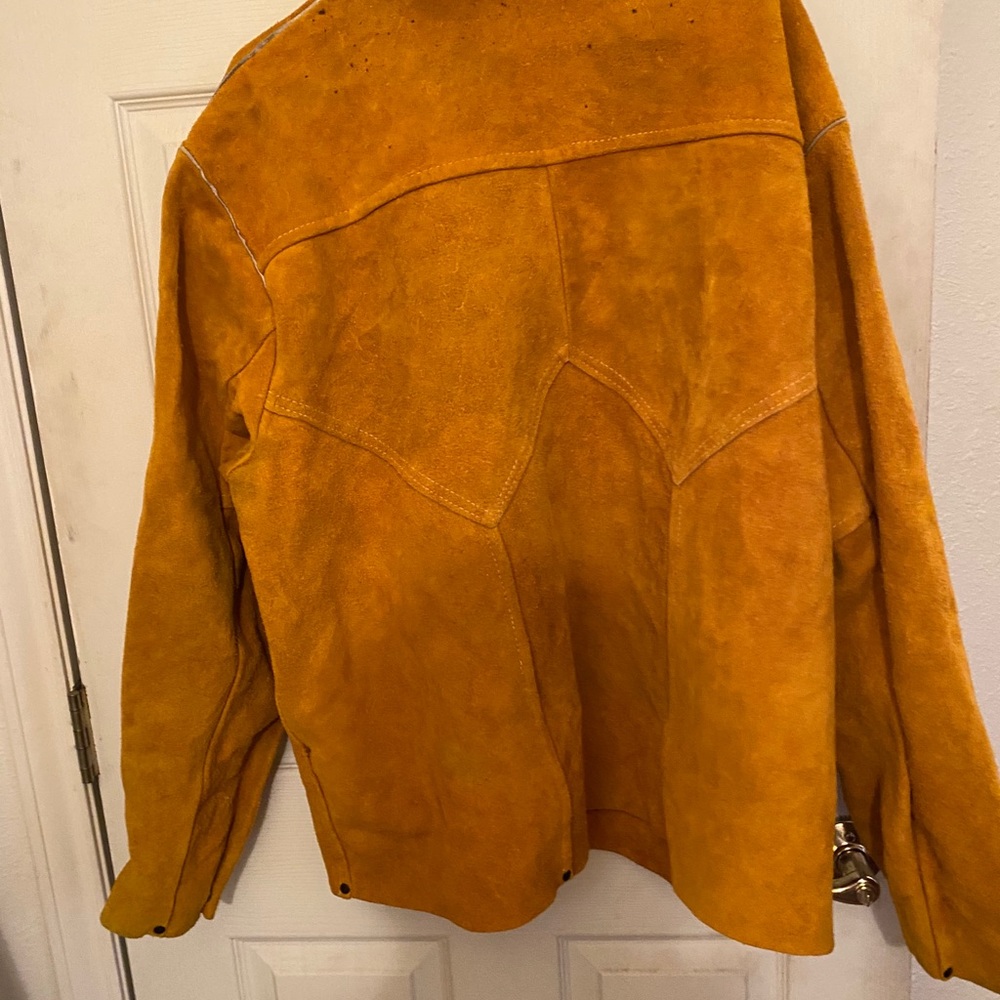 Split Cowhide Leather Men Jacket - image 5